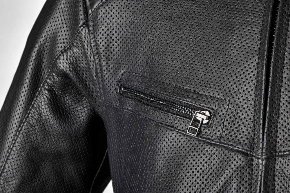 RST Roadster Air Perforated Motorcycle Leather Jacket