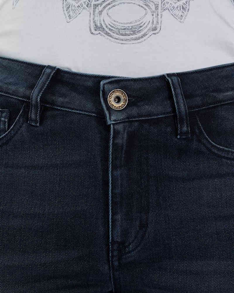 Rokker Tech Mid Straight Ladies Motorcycle Jeans