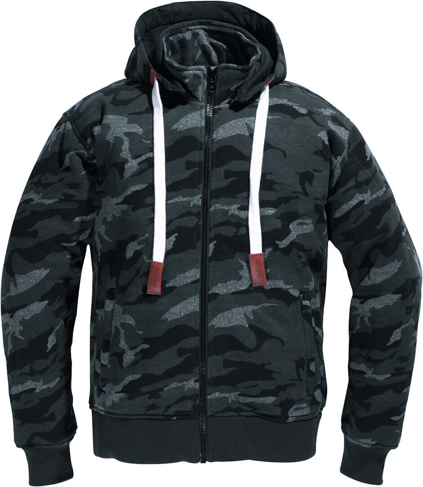 DIFI Downtown Camo Motorcycle Zip Hoodie