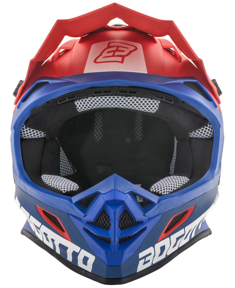 Bogotto V328 Xadrez Carbon Motocross Helmet