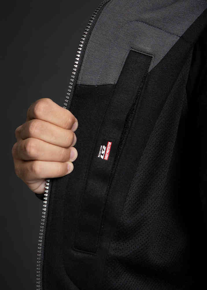 LS2 Throttle Motorcycle Zip Hoodie