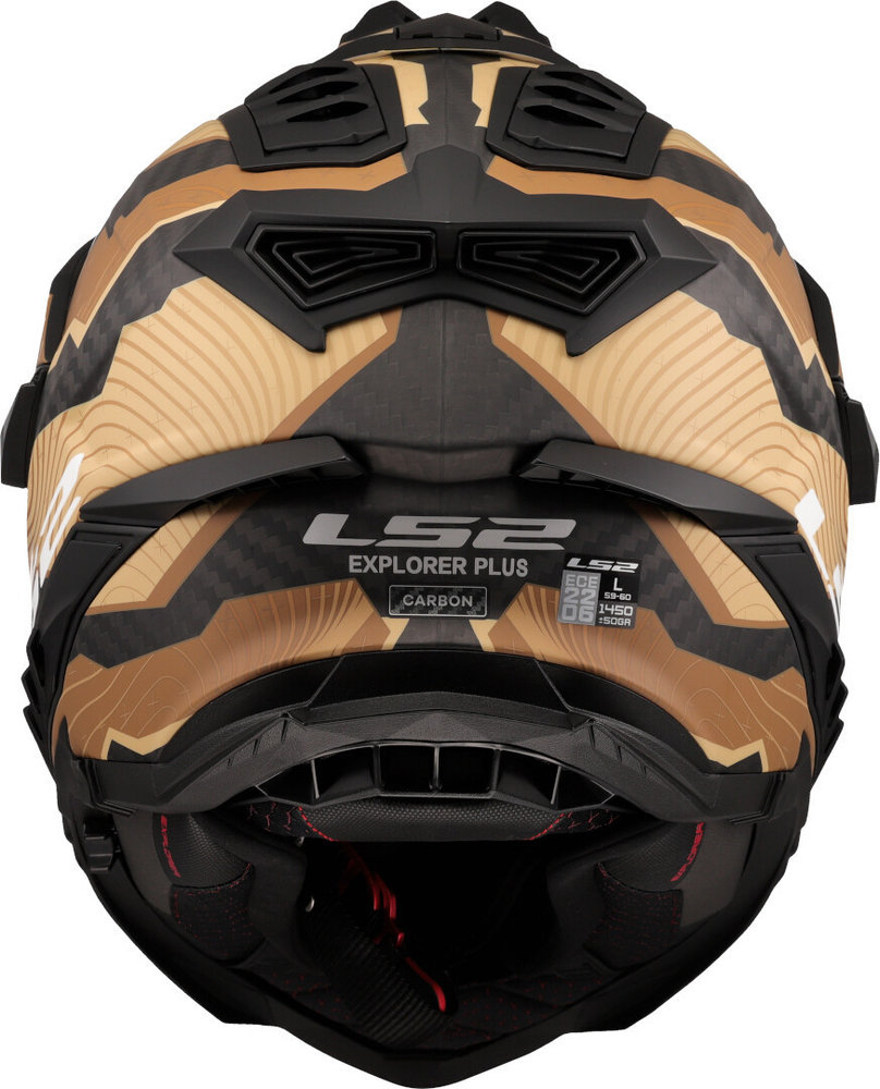 LS2 MX701 Explorer Carbon Trick Motocross Helmet