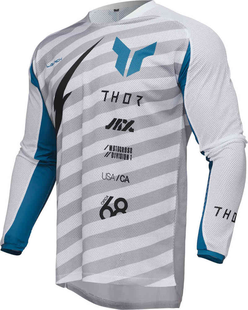 Thor Launchmode Vented Raid Motocross Jersey