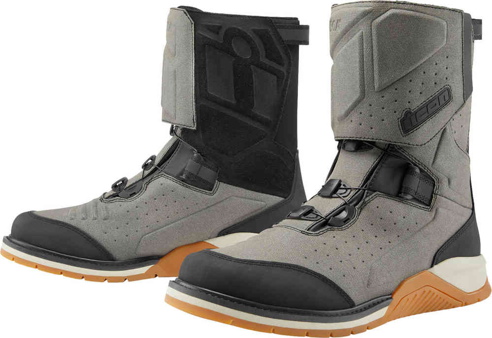 Icon Alcan WP waterproof Motorcycle Boots