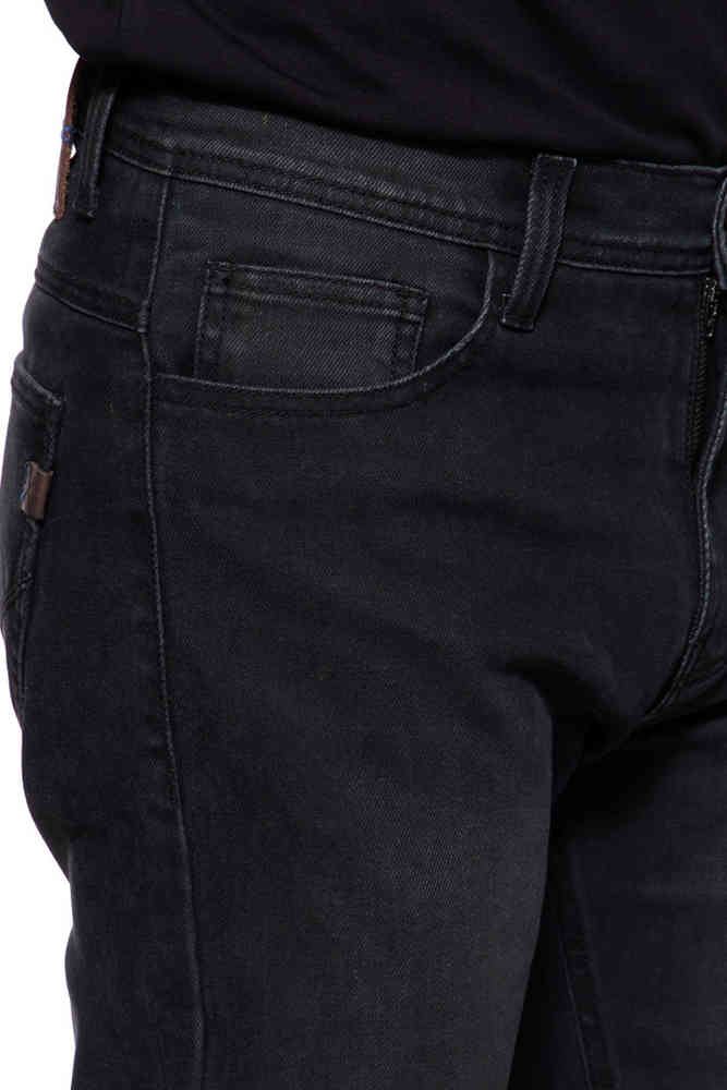 King Kerosin Kustombuilt Black Motorcycle Textile Pants