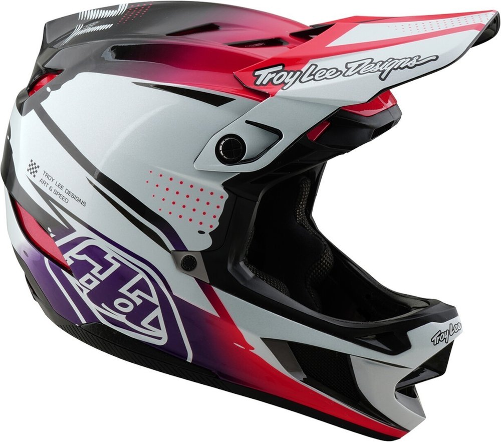 Troy Lee Designs D4 Mips Drip Carbon Downhill Helm