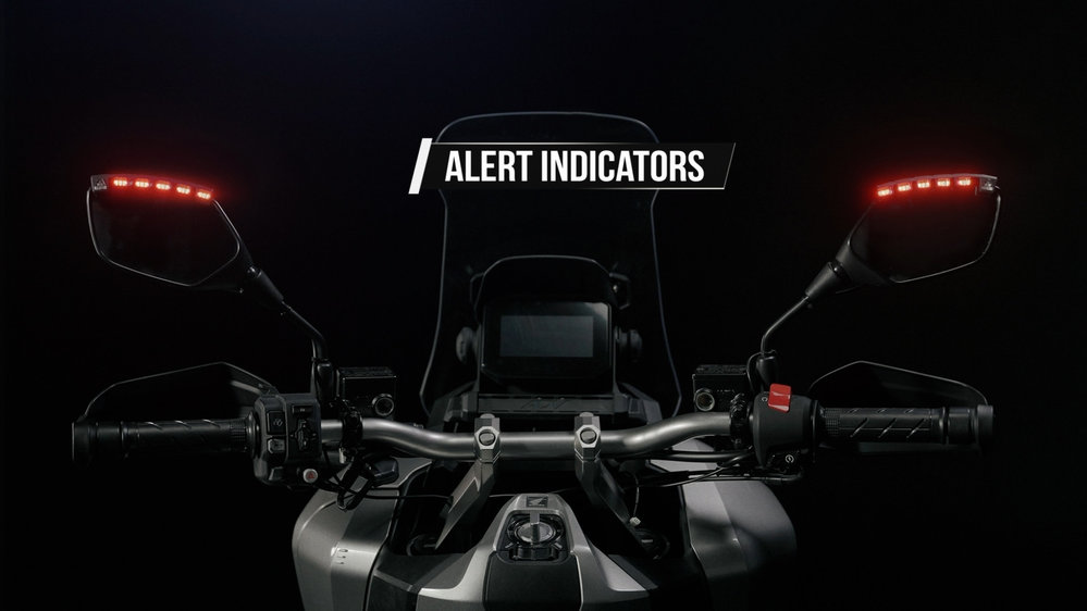 Ride Vision 2 Pro with LED indicators Rider Assistance System