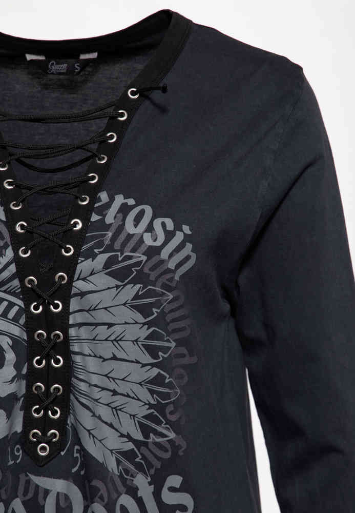 Queen Kerosin Indian Rider Queen Ladies Longsleeve