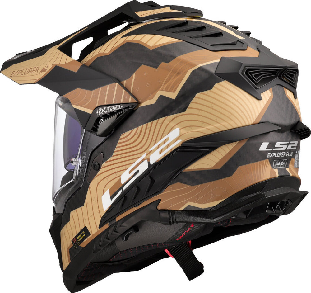 LS2 MX701 Explorer Carbon Trick Motocross Helmet