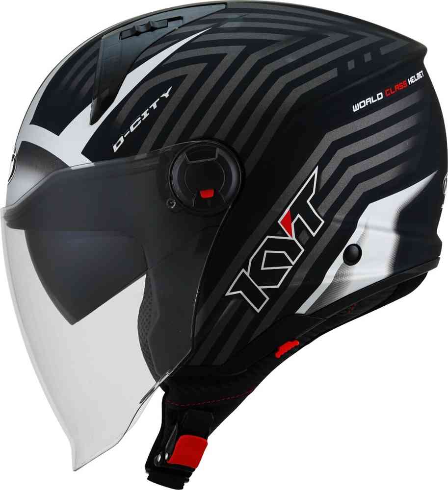 KYT D-City Lucent Jet Helmet