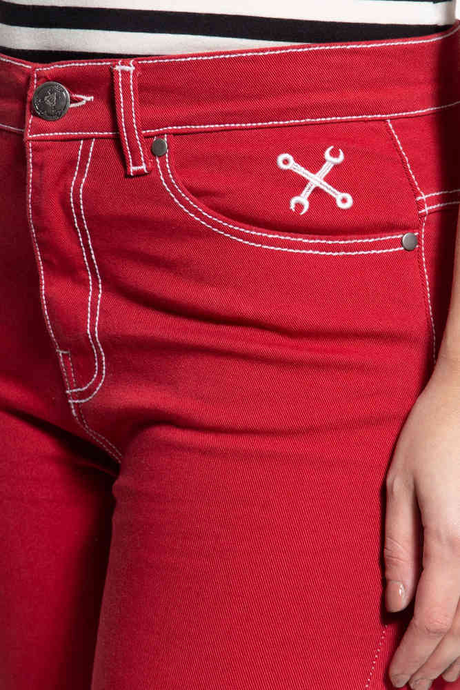 Queen Kerosin Betty Capri Ladies Jeans