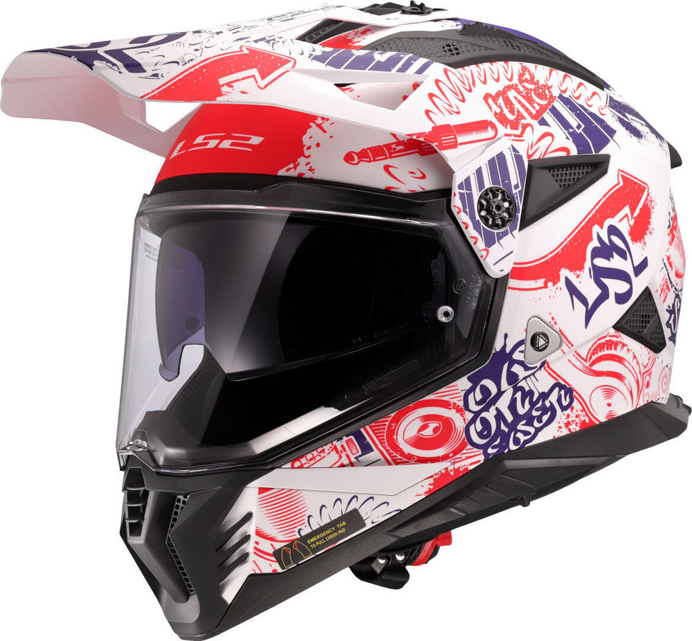 LS2 MX702 Pioneer II Fantasy Motocross Helmet