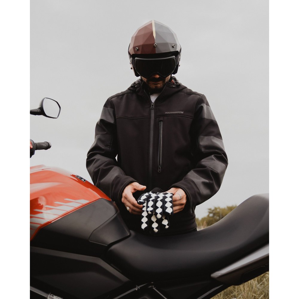 HolyFreedom Prison Softshell Motorcycle Textile Jacket