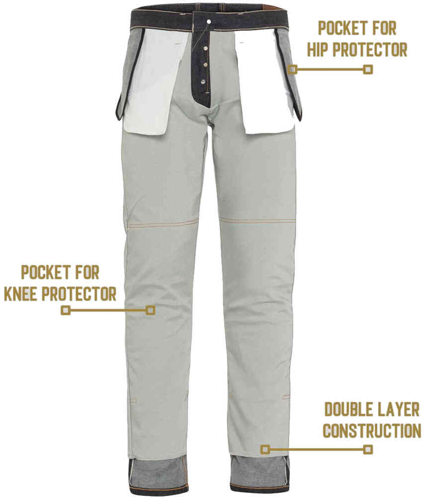 Rokker Iron Selvage Draw Motorcycle Jeans