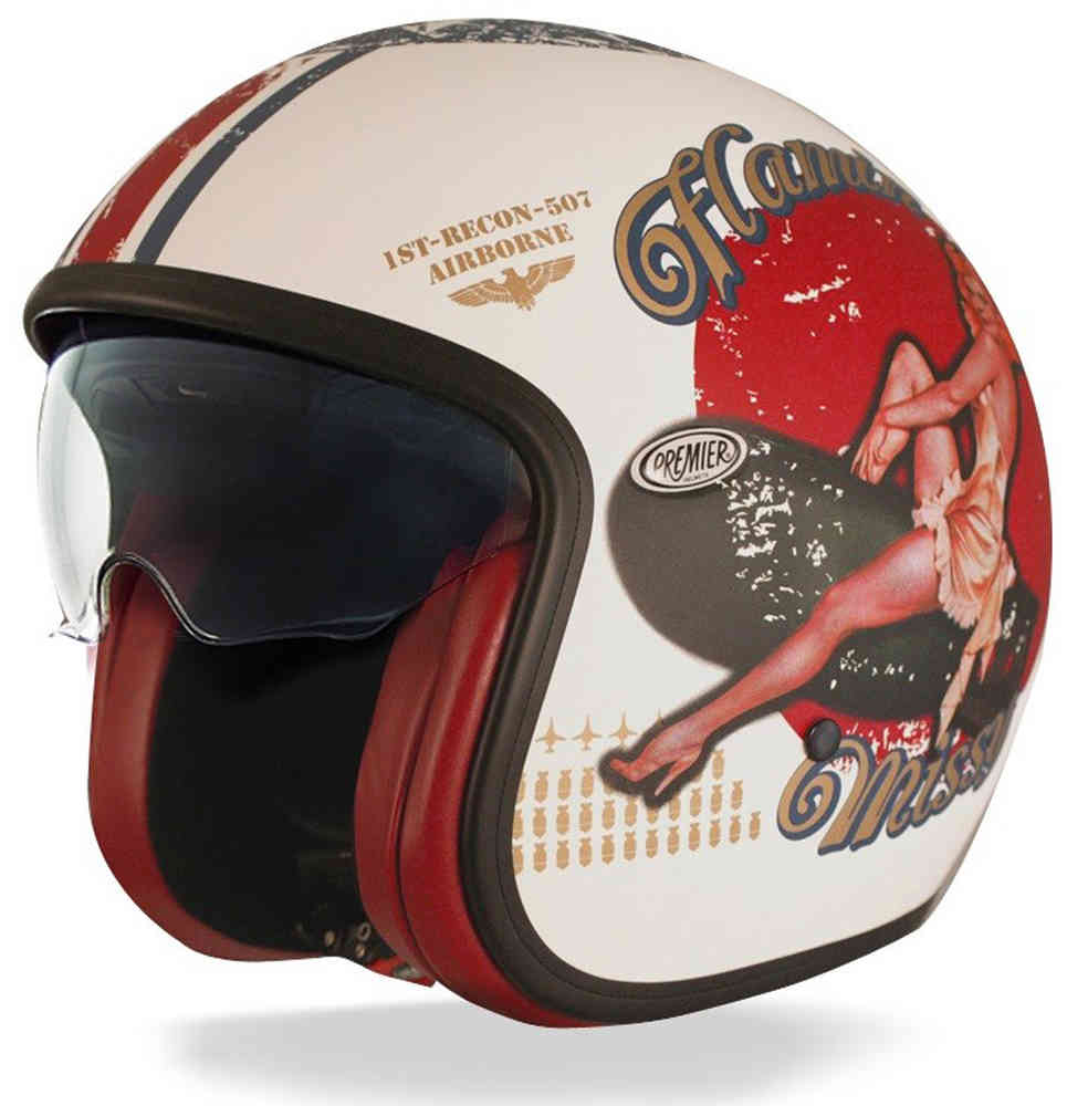 Premier Vintage Pin Up Jet Helmet