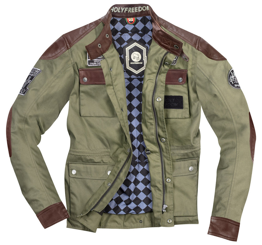 HolyFreedom Quattro Waxed Evo Motorcycle Textile Jacket