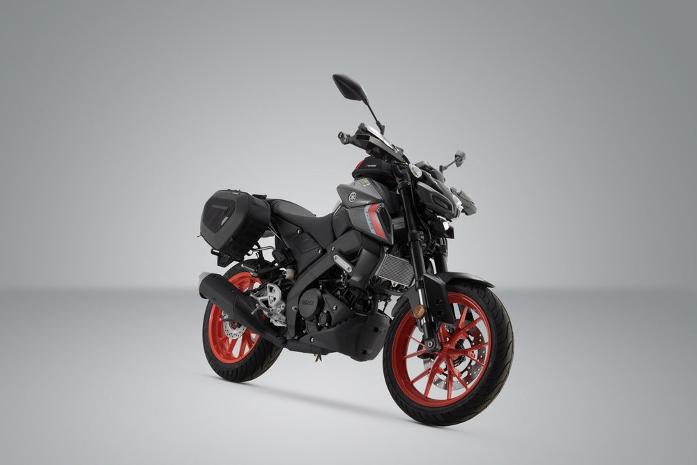 SW-Motech PRO BLAZE H saddlebag set - Black. Yamaha MT-125 (19-).