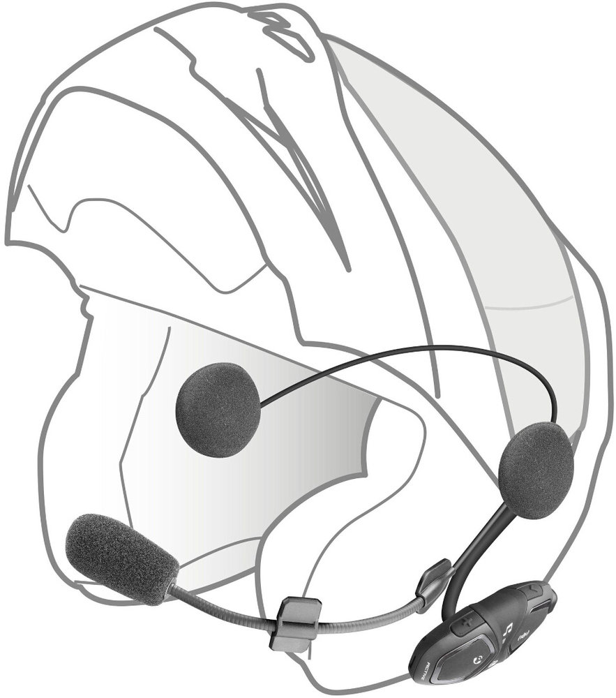 Interphone Active Bluetooth Communication System Single Pack