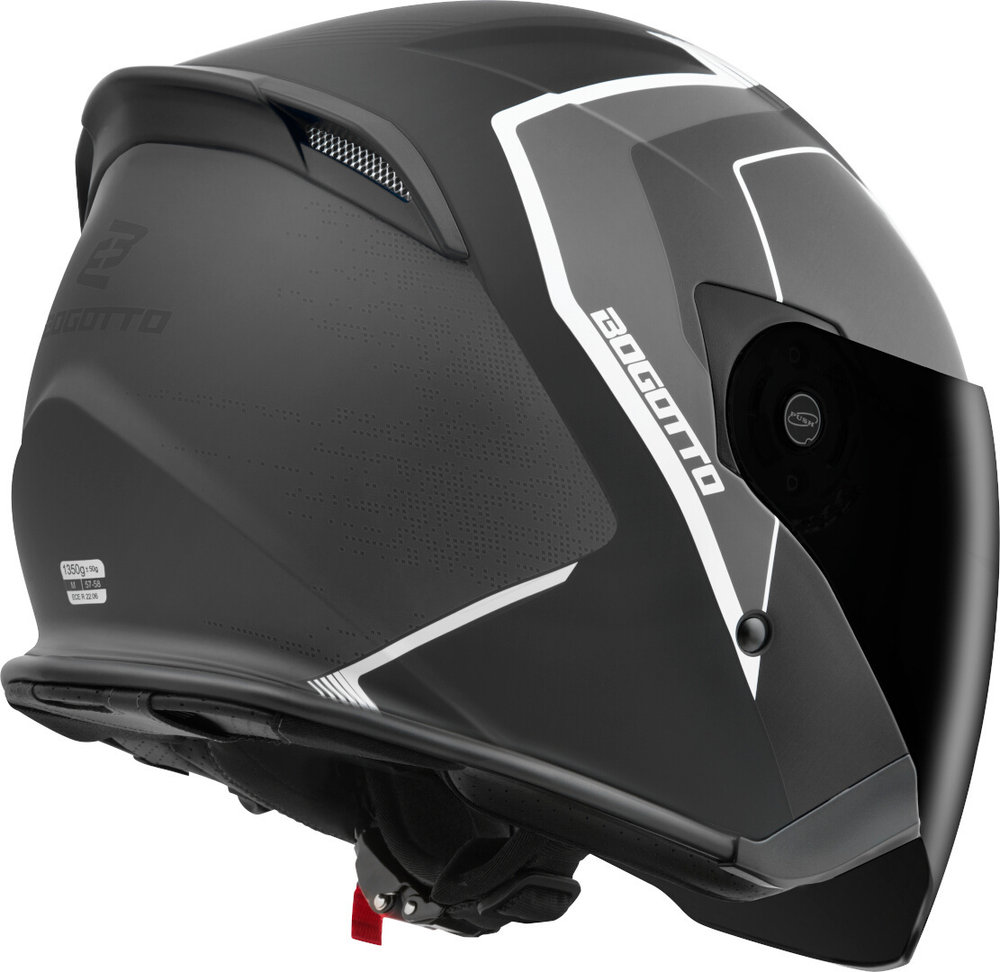 Bogotto H586 BT Illus Bluetooth Jet Helmet