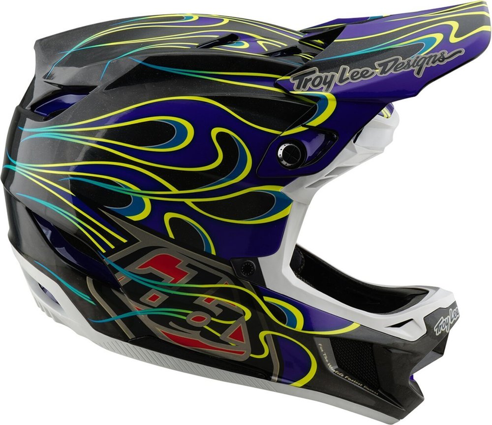 Troy Lee Designs D4 Torched Carbon Downhill Helm