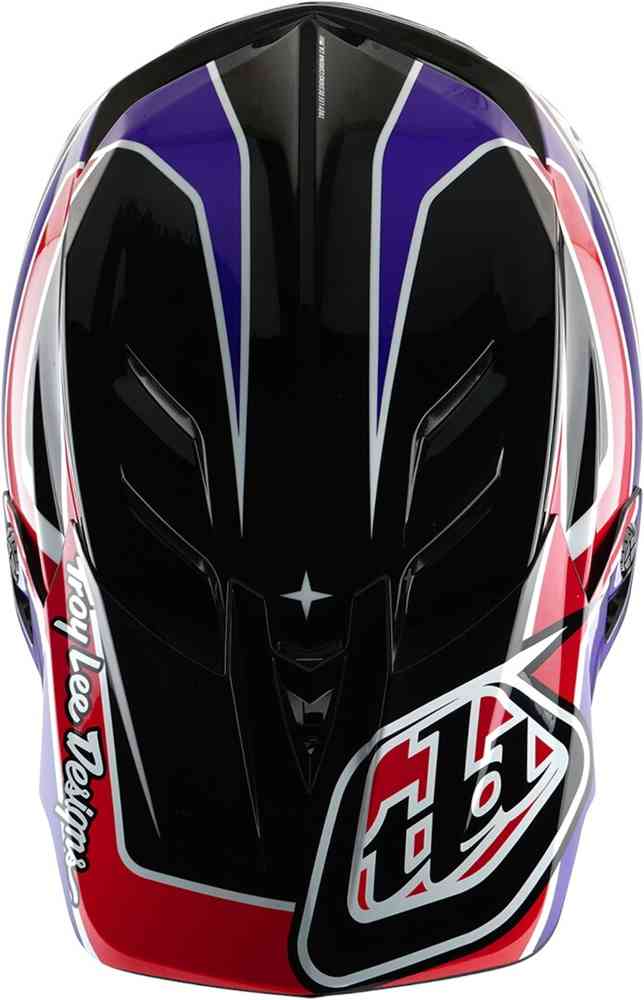 Troy Lee Designs D4 Mips Linear Polyacrylite Downhill Helm