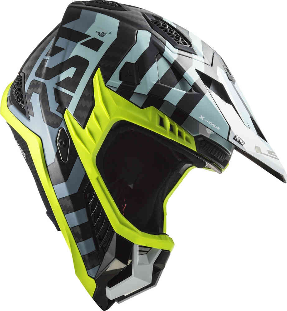 LS2 MX703 X-Force Barrier Carbon Motocross Helmet