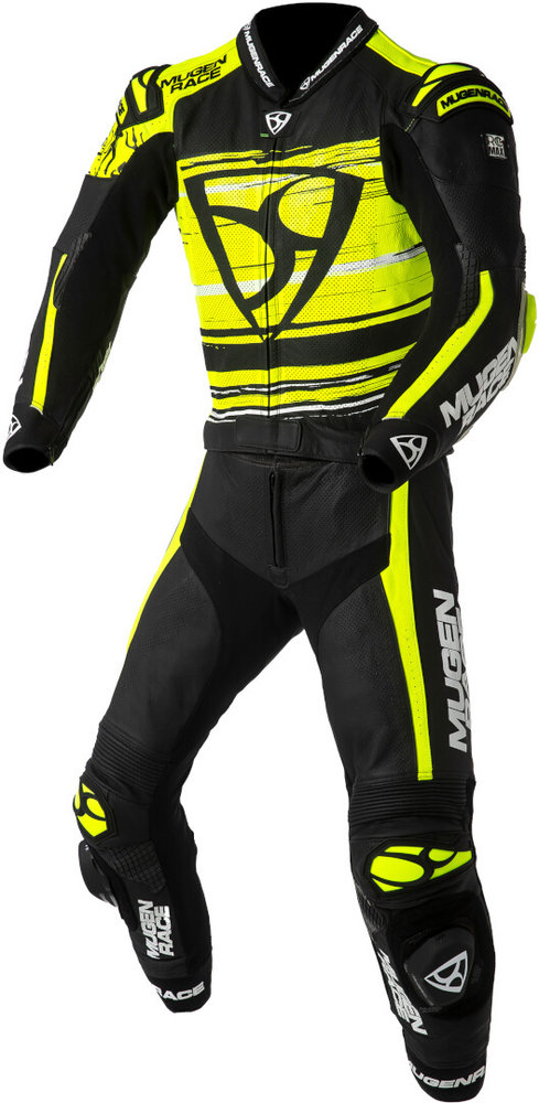MUGENRACE RC-Max Due perforated Two Piece Motorcycle Leather Suit