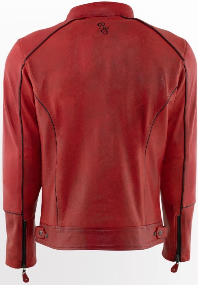 Rusty Stitches Chase Motorcycle Leather Jacket