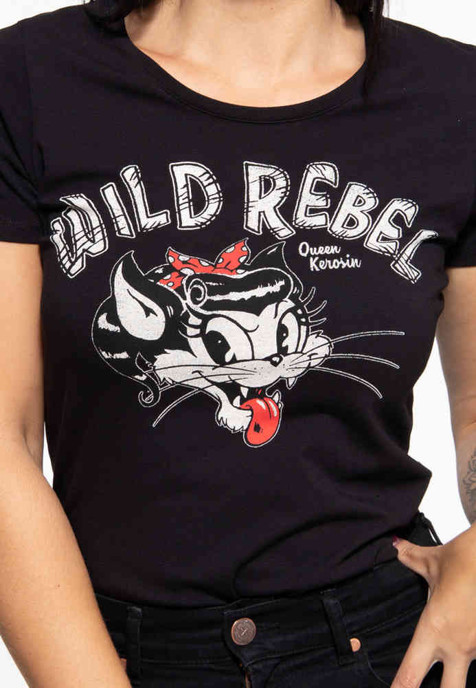 Queen Kerosin Wild Rebel Ladies T-Shirt