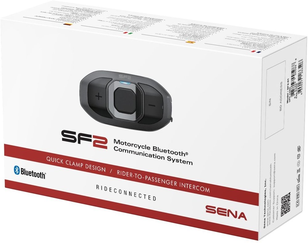 Sena SF2 Bluetooth Communication System Single Pack