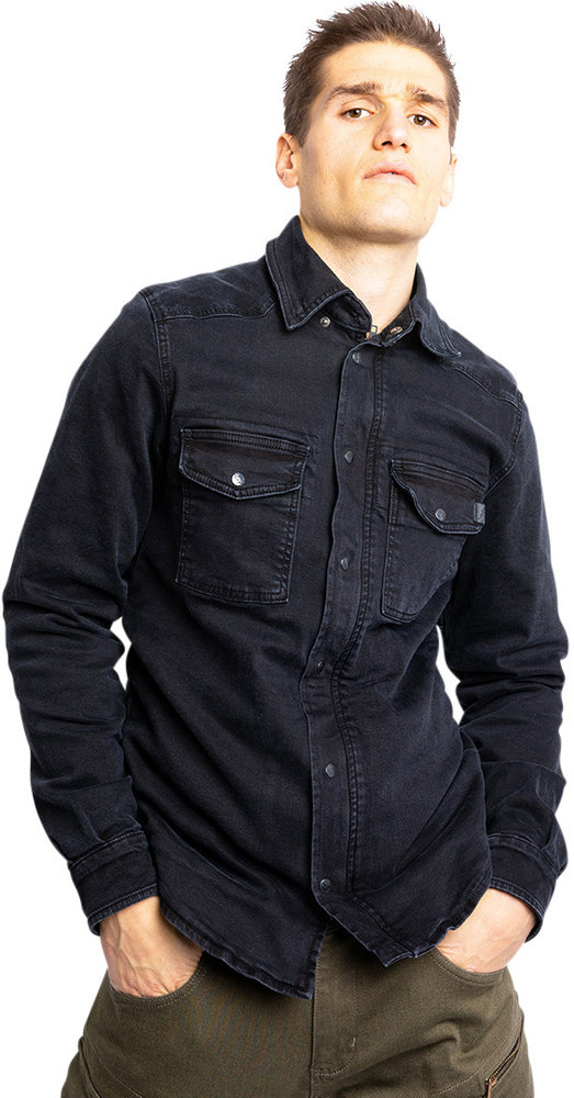 John Doe Motoshirt XTM Denim Motorcycle Shirt