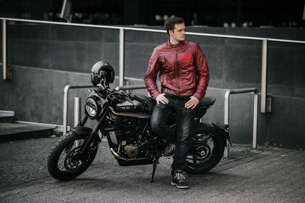 Black-Cafe London Istanbul Motorcycle Leather Jacket