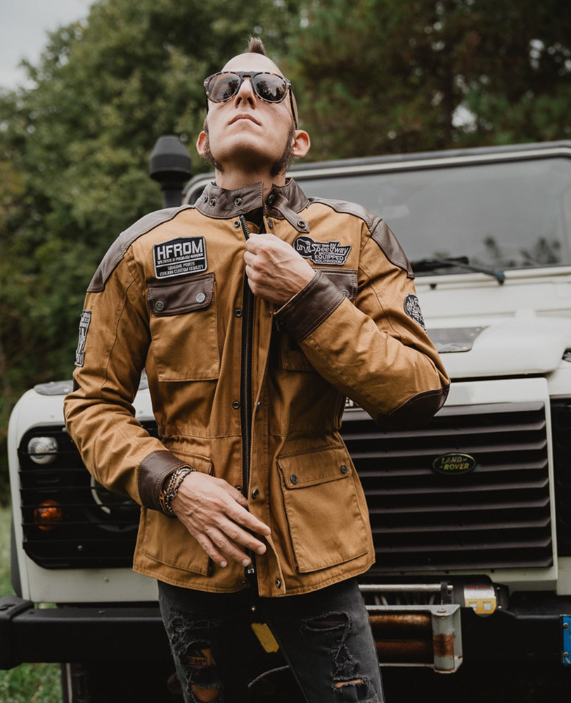 HolyFreedom Quattro Waxed Evo Motorcycle Textile Jacket
