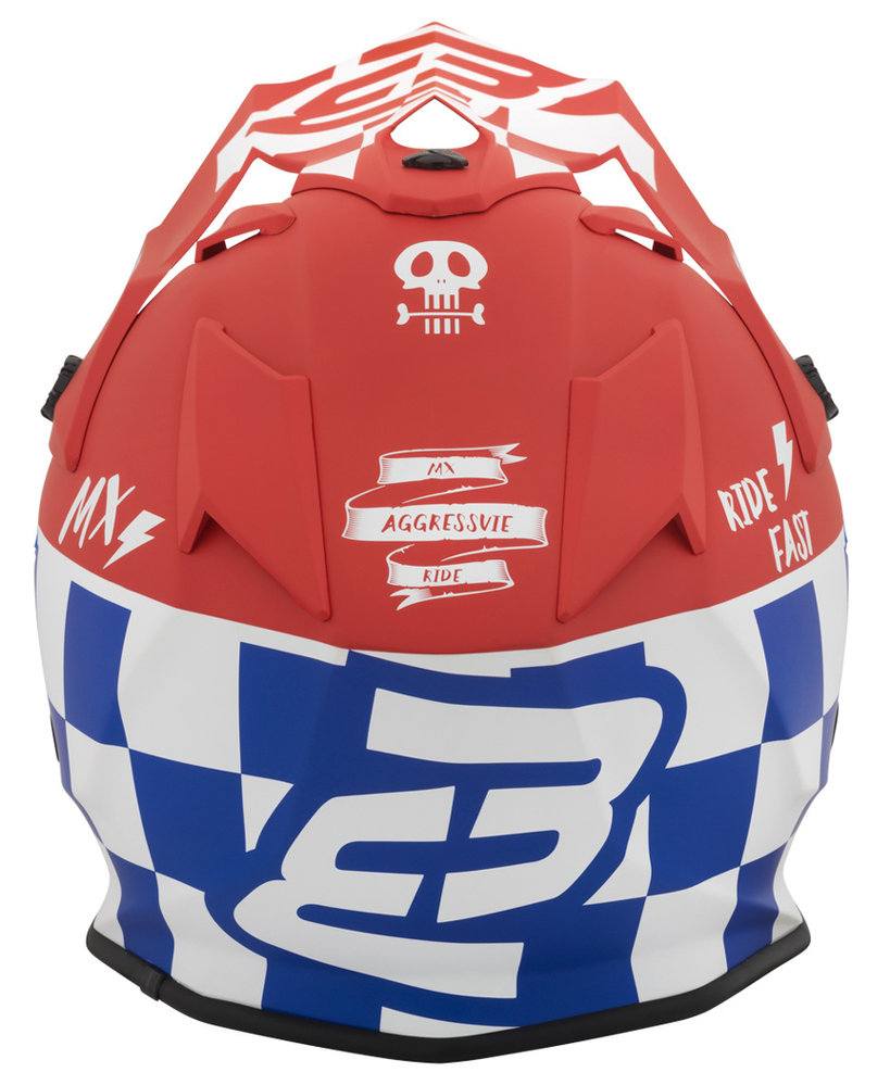 Bogotto V328 Xadrez Carbon Motocross Helmet