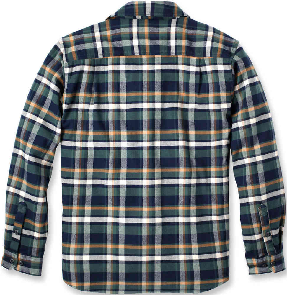 Carhartt Rugged Flex Relaxed Fit Midweight Flannel Long-Sleeve Plaid Shirt