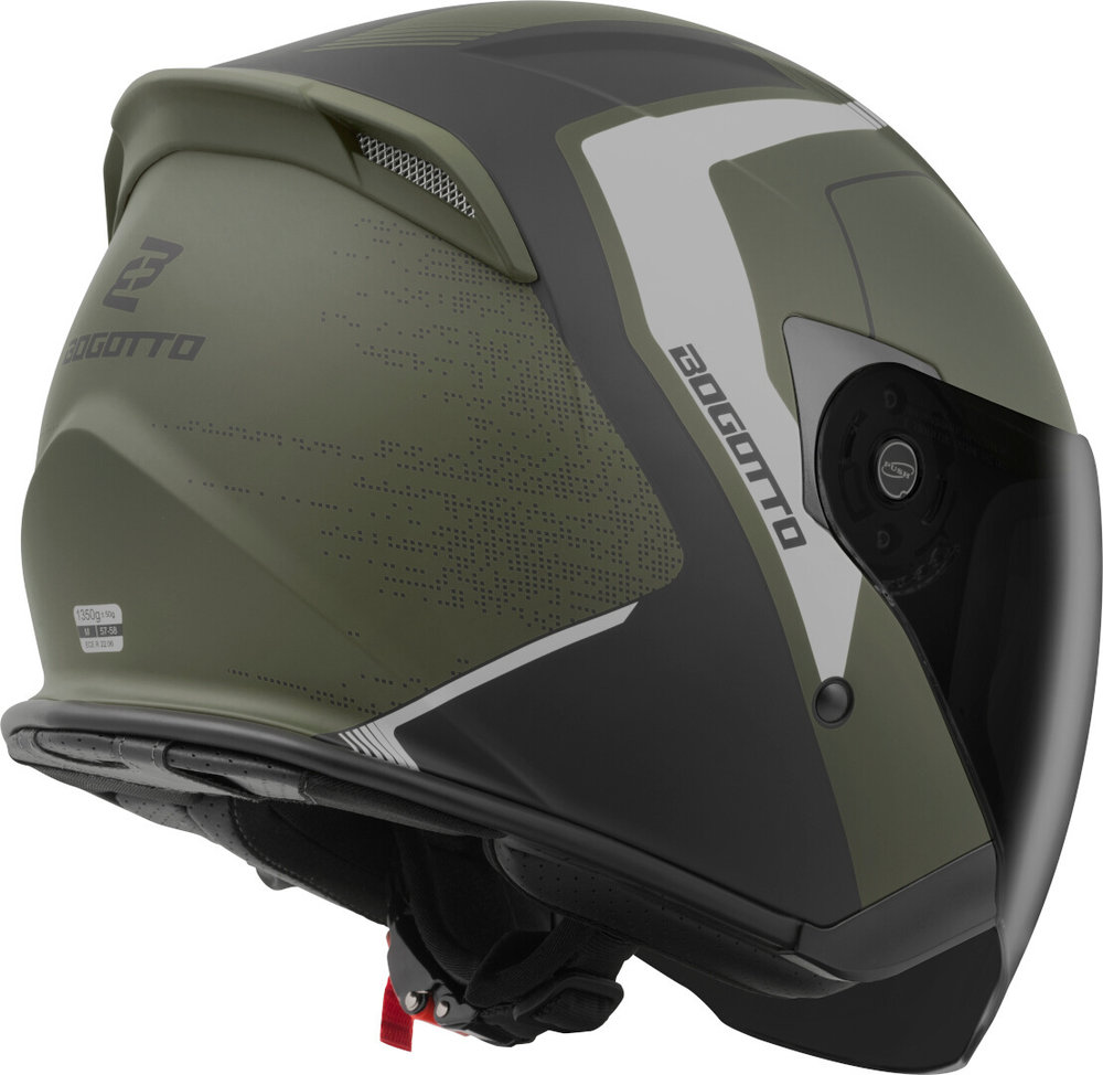 Bogotto H586 BT Illus Bluetooth Jet Helmet