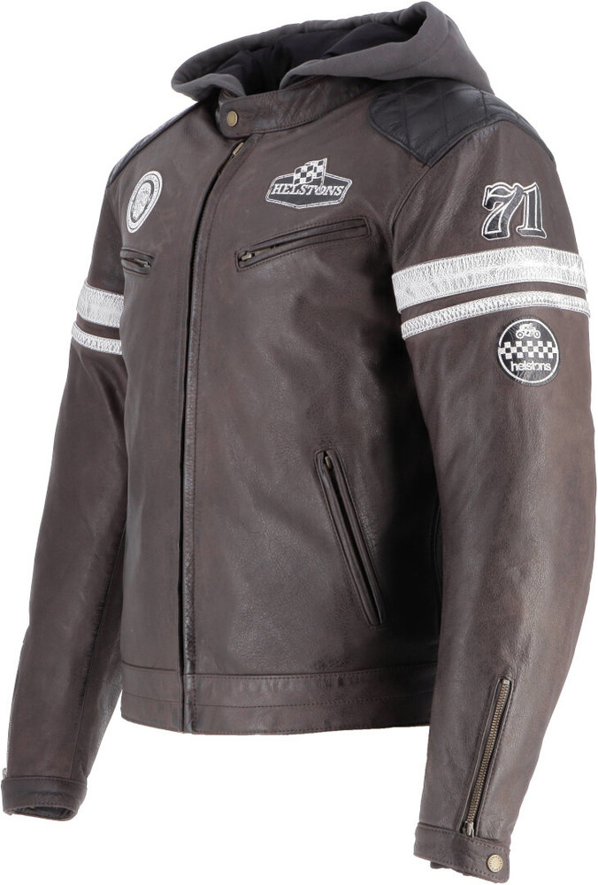 Helstons Riposte Motorcycle Leather Jacket