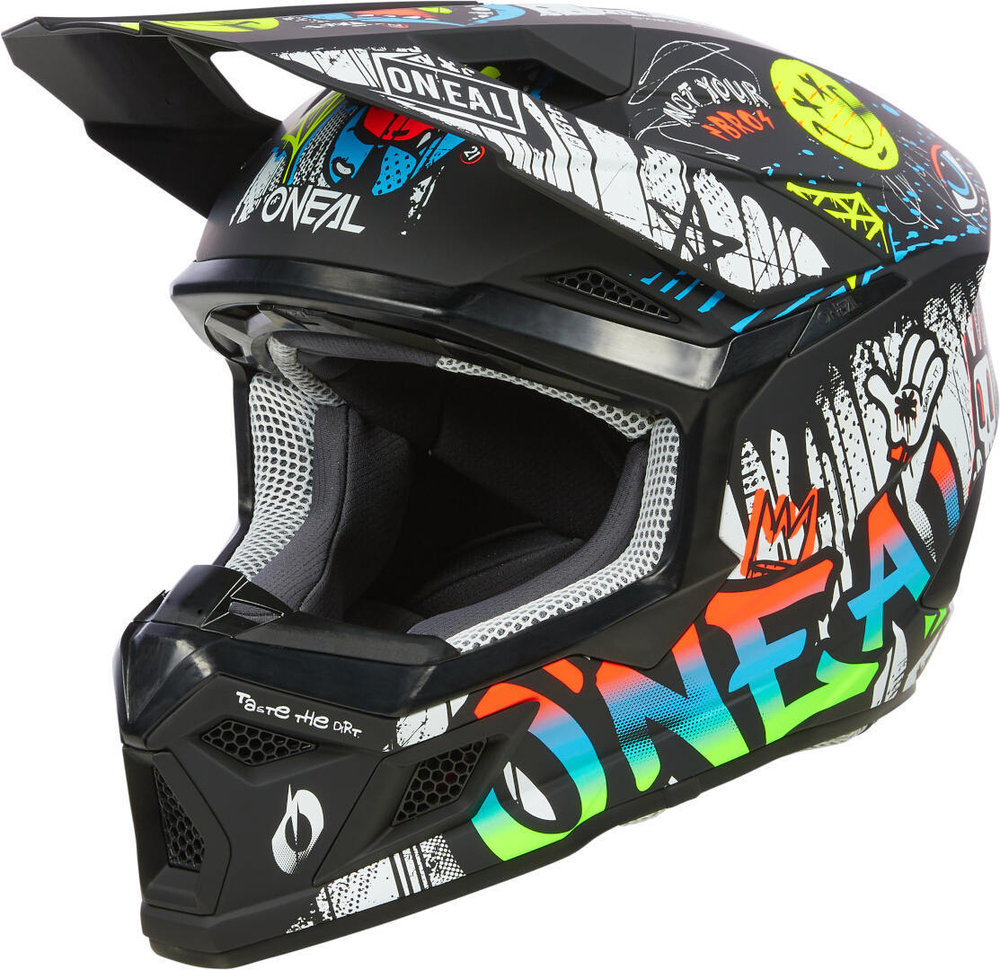 Oneal 3SRS Rancid multicoloured Kids Motocross Helmet