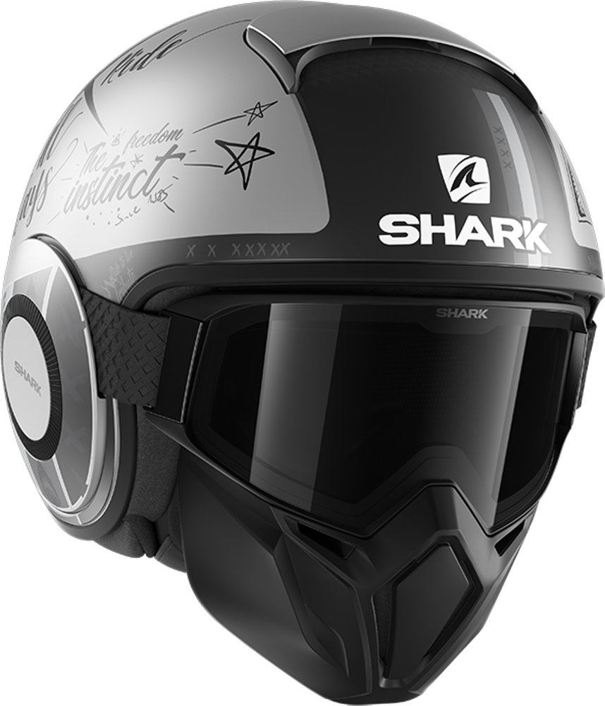 Shark Street-Drak Tribute RM Jet Helmet
