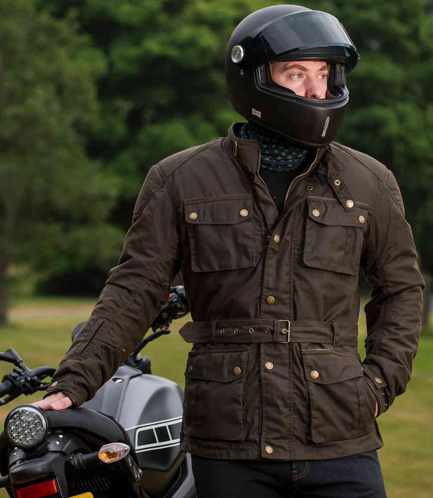Merlin Kurkbury Motorcycle Waxed Jacket