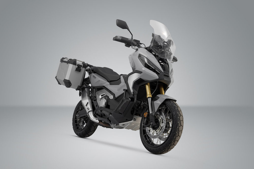 SW-Motech TRAX ADV aluminium case system - Silver. 45/37 l. Honda X-ADV (20-).