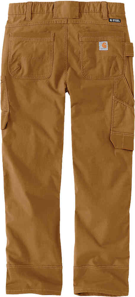 Carhartt Steel Rugged Flex Relaxed Fit Ripstop Double Front Utility Multi Pocket Work Pants