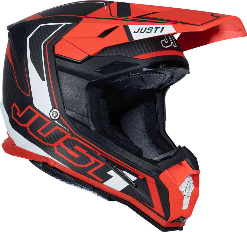 Just1 J22 Carbon Fluo 2.0 Motocross Helmet