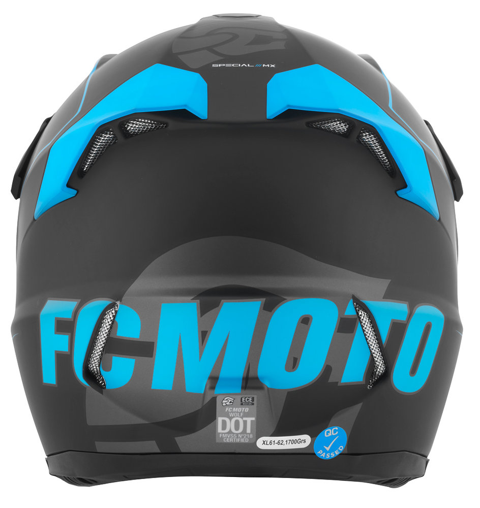 FC-Moto Merkur Straight Motocross Helmet
