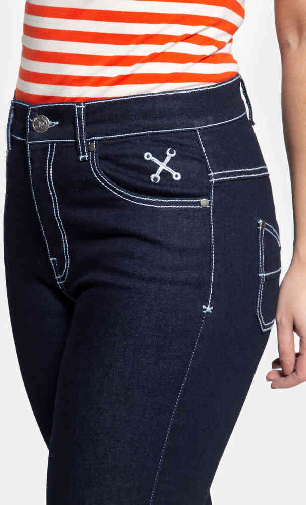 Queen Kerosin Betty Capri Ladies Jeans