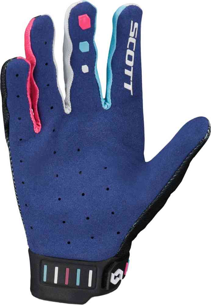 Scott Podium Pro Stealth Blue Motocross Gloves