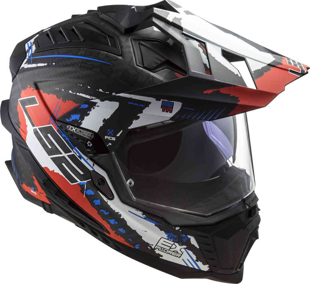 LS2 MX701 Explorer C Extend Carbon Motocross Helmet