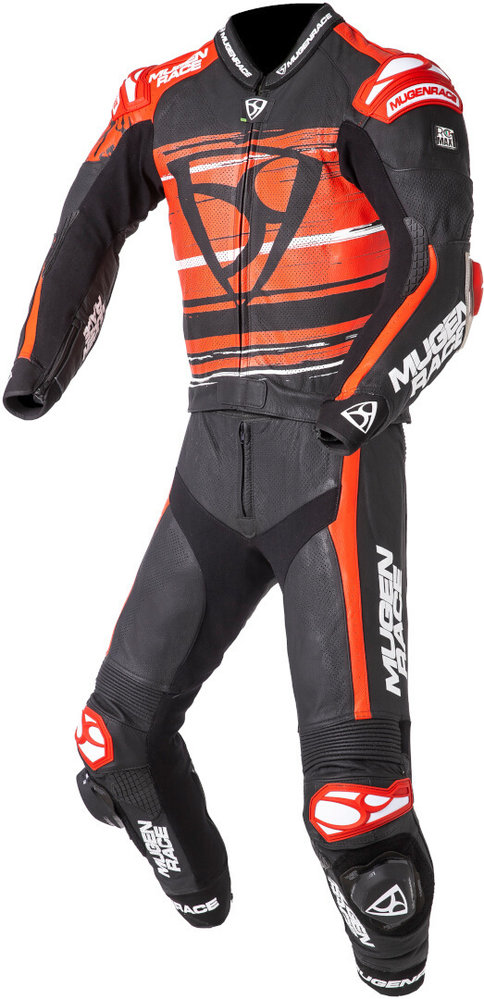 MUGENRACE RC-Max Due perforated Two Piece Motorcycle Leather Suit