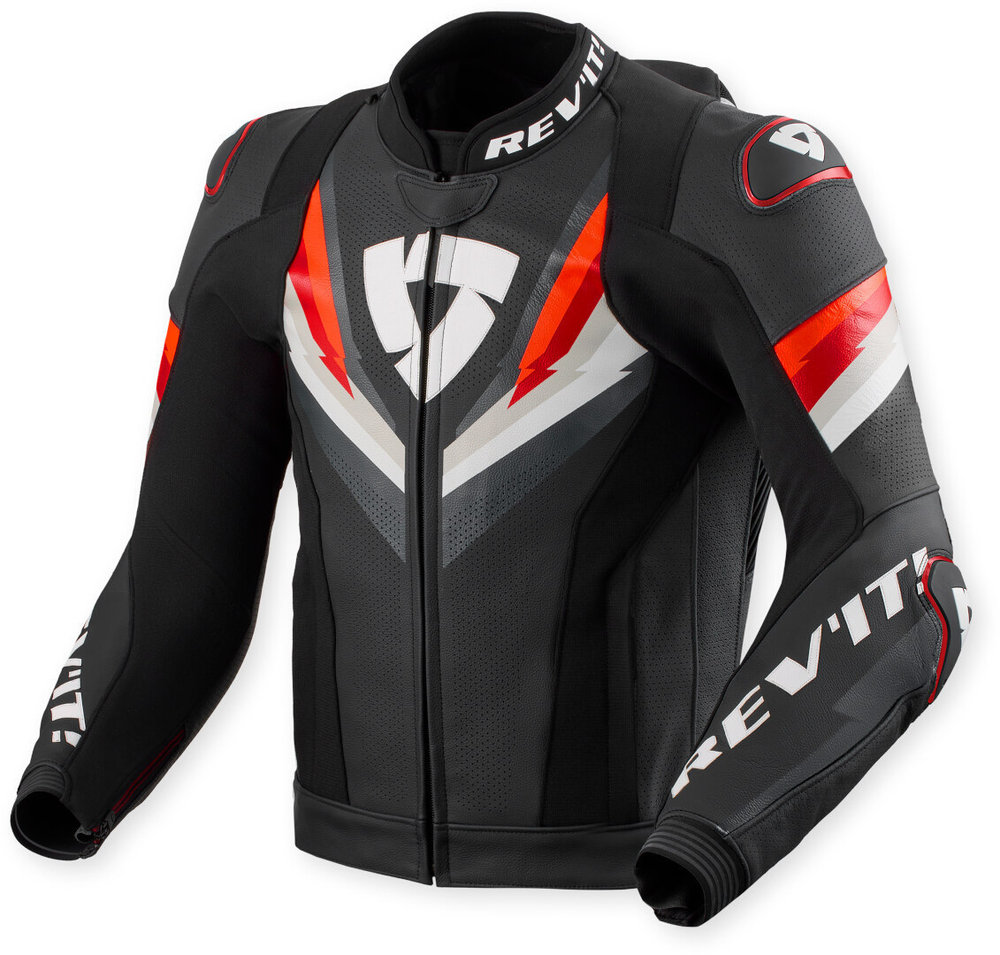 Revit Quantum 3 Pro perforated Motorcycle Leather Jacket