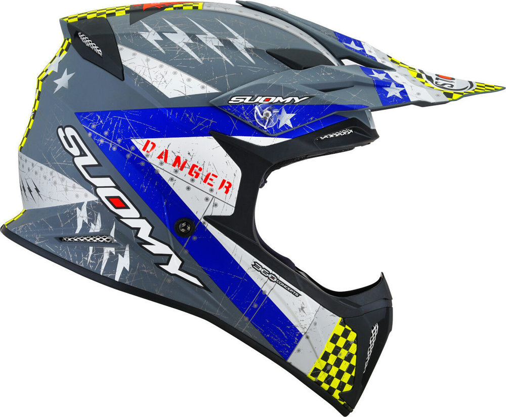 Suomy X-Wing Jetfighter E06 Motocross Helmet